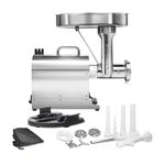 Weston 10-2201-W Pro Series #22 Meat Grinder-1.5 HP, Silver