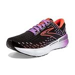 Brooks Women's Glycerin Gts 20 Running Shoe, Black Bellflower Fiesta, 7 UK