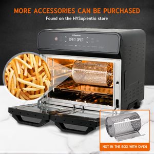 HYSapientia 22L Dual Zone Air Fryer Oven – Large Capacity, Multi-Function