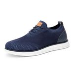 Bruno Marc Fashion Men's Running Shoes Casual Sneakers Comfortable Walking Shoes, GRAND-02-Dark Blue, 31.5 cm