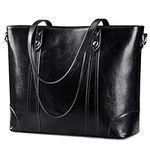 S-ZONE Leather Tote Bag for Women O