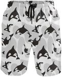 JHKKU Men's Killer Whale Orca Swim 