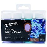 Mont Marte Pouring Acrylic 60ml 4pc - Ethereal, Multicolor