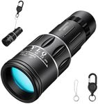 Monocular Telescope – Monoculars for Adults with Gift Box & Carabiner Clip, Compact and Lightweight Travel Scope for Bird Watching, Hiking, and Concerts