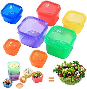 Extrapins Portion Control Container Kit,21 Day Fix Containers And Food Plan,Multicolor Coded Containers,Meal Prep System Storage Containers,BPA Free Weight Loss Food Containers For Double Diet Plan