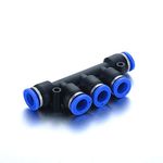 CentIoT - Pneumatic connector Push In Fittings For Air Hose and Tube Connector 6mm (PK)