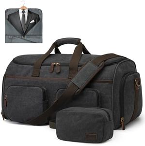 S-ZONE Bolsa de Viaje para Ropa de Viaje, Bolsa de Viaje Convertible, Bolsa de Viaje, Maleta, Bolsa de Viaje con Bolsa de Aseo