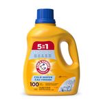 Arm & Hammer Cold Water Laundry Detergent, Super Concentrated Liquid, Clean Fresh Scent, 100 Loads, 2.96L – Powerful Stain Removal Formula