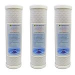 3 x Finerfilters Reverse Osmosis System 10" Coconut Carbon Block Water Filter Cartridge