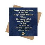 Pet bereavement card | navy and gold foil greetings card | pet sympathy card loss of pet dog or cat | rainbow bridge in loving memory card for keepsake