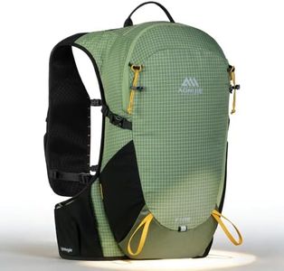 AONIJIE 18L Lightweight Hiking Backpack Waterproof, Backpacking Pack for Men Women, Hydration Hiking Pack with Multi Pockets & Waist Strap, Camping Travel Daypack - Green