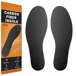 1 Pair Carbon Fiber Insole for Turf Toe,Morton Toe,Foot Fractures,Arthritis,Hallux Rigidus and Limitus. Rigid Orthotic Shoe Inserts for Pain Relief & Injury Recovery 23.5cm(Fit Women Size 8, Men 7)