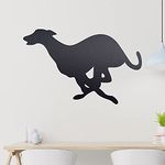 Greyhound Dog Wall Sticker available in 6 Sizes – Vinyl Wall Decals Wall Sticker, 70_schwarz, 40 x 26 cm