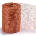 Copper Mesh 5" X 20FT, Knitted Copper Mesh Blocker for Rat, Mouse, Birds, Snail, Bat, 100% Copper Rodent Stopper Mesh for Home, Garden, Fill Fabric DIY