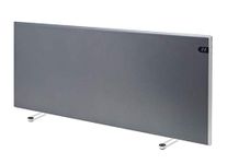 Adax Neo Portable Electric Panel Heater/Convector Radiator, Modern, Lava Grey (2000W)