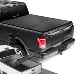 DNA Motoring TTC-HARD-014 Truck Bed Top Hard Solid Tri-Fold Tonneau Cover Compatible with 15-20 Ford F150 6.5Ft Fleetside Bed