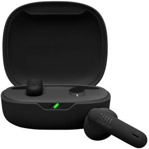 JBL Wave Flex 2, JBL Pure Bass Sound, Smart Ambient Technology, 4 mics for Crisp, Clear Calls, Water and dust Resistant, Black