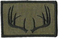 Gadsden and Culpeper Tactical Wildlife Antlers Patch - Olive Drab