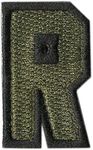 Gadsden and Culpeper Tactical Letter Patches - Olive - R