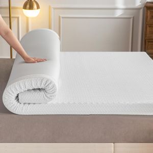 3-Inch Memory Foam Mattress Topper – Double Size Bed