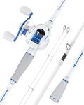 KastKing Centron Lite Travel Baitcasting Fishing Rod and Reel, 7'0" MH Left Handed Reel Spinning