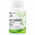 HAYER Fat Burner For Men Supplement, Green Tea, L-Carnitine, Green Coffee, Garcinia Cambogia To, Metabolism Booster, Belly Burners Weight Loss Supplements- 60 Keto Tablets (Pack1)