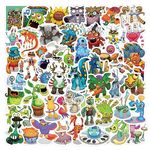 60 Pcs My Singing Monster Stickers for Kids Teens Adults Boys Girls Gift,Stickers Pack for Laptop,Skateboard,Luggage,Car,Bike, Cup,Computer,Water Bottle Decor,Vinyl Waterproof Sticker Decals