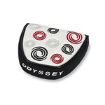 Odyssey Golf Mallet Putter Headcover,White,31 x 20 x 5 centimetres