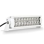 BIGLION.X Marine Light Bar, Marine Lights for Boats 12 inch Marine Led Light Bar 100W 16000LM Double Row Spot&Flood Ｍarine Light Bar for Boats Deck Dock Yacht t Led Boat Light Bar Boat Headlights