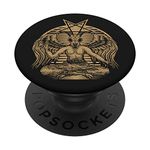 PopSockets Baphomet Devil Occult Mystic Gothic Demon Satan Satanism PopSockets PopGrip: Swappable Grip for Phones & Tablets