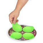 Healux Silicone Idli Maker Original 8 Pcs, Green