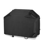 UNICOOK Heavy Duty Waterproof BBQ Cover, Large 75-inch Barbecue Grill Cover, Fade Resistant Housse BBQ, Compatible for Grills of Weber, Char Broil, Brinkmann and More, 75" W x 24" D x 44" H