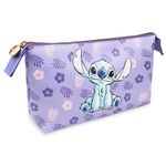 Disney Stitch Toiletry Bag Travel Makeup Storage Bag Vanity Bag Gift Idea for Girls Teenagers Women, Purple, Taille Unique, Modern