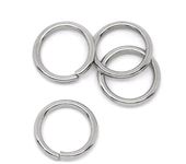 500pcs Stainless Steel Open Jump Rings Connectors Jewelry Findings 8mm(3/8")