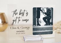 Personalized Engagement Photo Gift, Engagement Map gift, Newly engaged gift, Boyfriend gift, The best is yet to come, Gift for Boyfriend, Photo Frame,