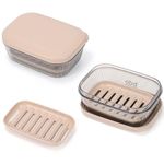 Travel Soap Case Soap Leakproof Box, Portable Soap Container with Lid, Bar Soap Holder for Traveling, Camping, Hiking, Gym, Bathroom, Vacation, Outdoor Shower