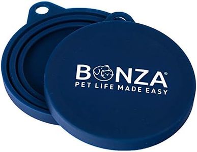 Bonza Pet Food Can Covers, Set of 2 Universal Silicone Can Lids for Dog or Cat Food Can Covers, BPA Free, Food Safe, Dishwasher Safe