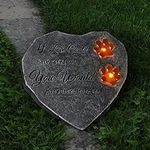 Heart Shaped Dog Memorial Stones Do