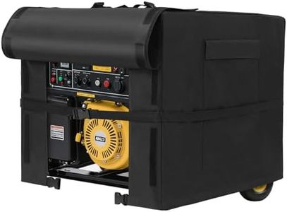 Kaskawise Outdoor Generator Cover 26 "L x 20"W x 20"H, Fits 3500-6000W Portable Generators,900D Heavy Duty Waterproof Generator Cover with Buckle Straps,Air Vent & Carry Bag
