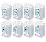 Safe Hands | Hand Sanitiser Gel | Alcohol Free | 5 litre (8 Pack) | Antibacterial & Antiviral Non Alcohol Hand Sanitizer | Kills >99.99% of Bacteria & Viruses | Fully Tested & Certified| Refill