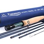 Maximumcatch Maxcatch Performance Nymph Fly Fishing Rod in 2/3/4wt, 10/11ft 4sec (3weight 10ft 6piece(Nymph Travel Style))