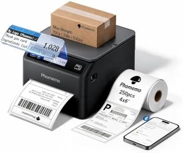 Phomemo D422S Shipping Label Printer with Scale & Packs of 250pcs 4x6 Thermal Labels