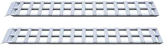 GEN-Y Hitch Aluminum Lightweight Ramps for Trucks and Trailers - 78" x 12" x 3" - 600 LBS Capacity Per Ramp - 1 Pair