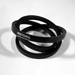 BESTORQ A34 or 4L360 Rubber V-Belt, Wrapped, Black, 36" Length x 0.5" Width x 0.32" Height