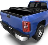 oEdRo Upgraded Soft Tri-fold Truck Bed Tonneau Cover On Top Compatible with 2007-2013 Chevy Silverado/GMC Sierra 1500 with 5.8 Feet Bed, Fleetside