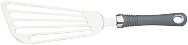 KitchenCraft KCSGFS Professional Fish Slice with Soft Grip Handle, 31.5 cm (12.5"), Silver/Grey