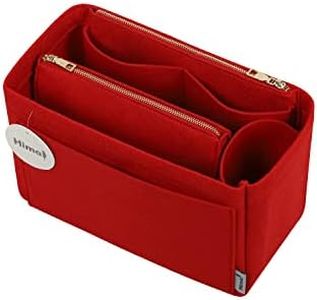 Purse Organizer Insert, Handbag Organizer, Bag in Bag Organizer, Perfect for Speedy Neverfull and More, 5 Sizes (Medium, Red)