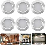 6 PCS Interior Lights Kit,12V LED Interior Spot Light Downlight Caravan Lamp,Dimmable LED Interior Light Ceiling Lamp,Recessed Ceiling Downlight For Caravan Motorhome Van Boat Yacht