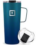 IRON °FLASK Grip Coffee Mug - 710 ml, Leak Proof, Vacuum Insulated Stainless Steel Bottle, Double Walled, Thermo Travel, Hot Cold, Water Metal Canteen