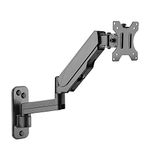 Siig PREMIUM ALUMINUM GAS SPRING WALL MOUNT - SINGLE MONITOR - Flat panel wall mount